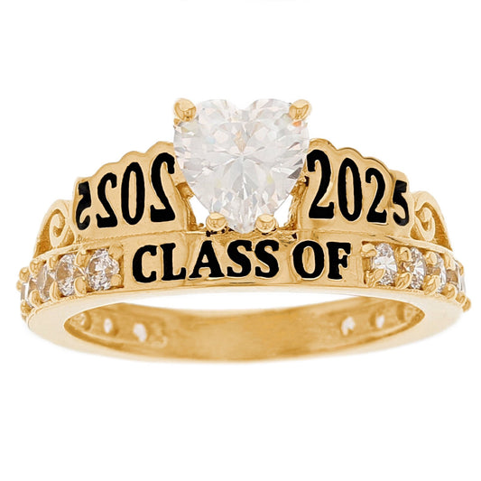 2025 Graduation Heart Ring