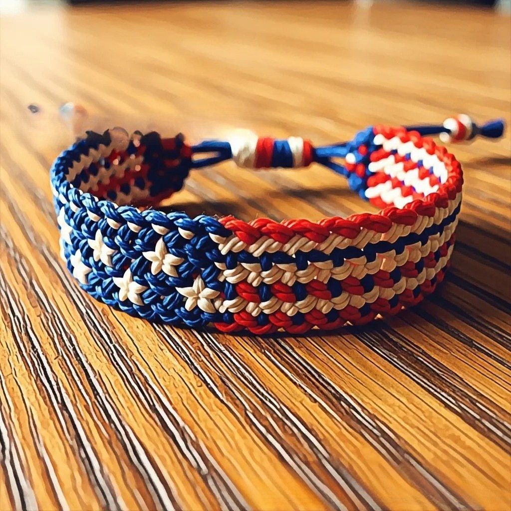 USA Pride Woven Bracelet