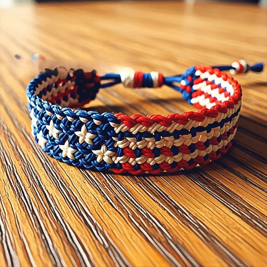 USA Pride Woven Bracelet