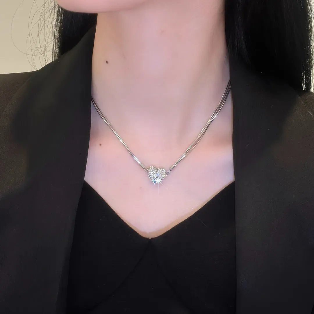 🌸2024 Spring Hot Sale✨Magnetic Love Patchwork Necklace