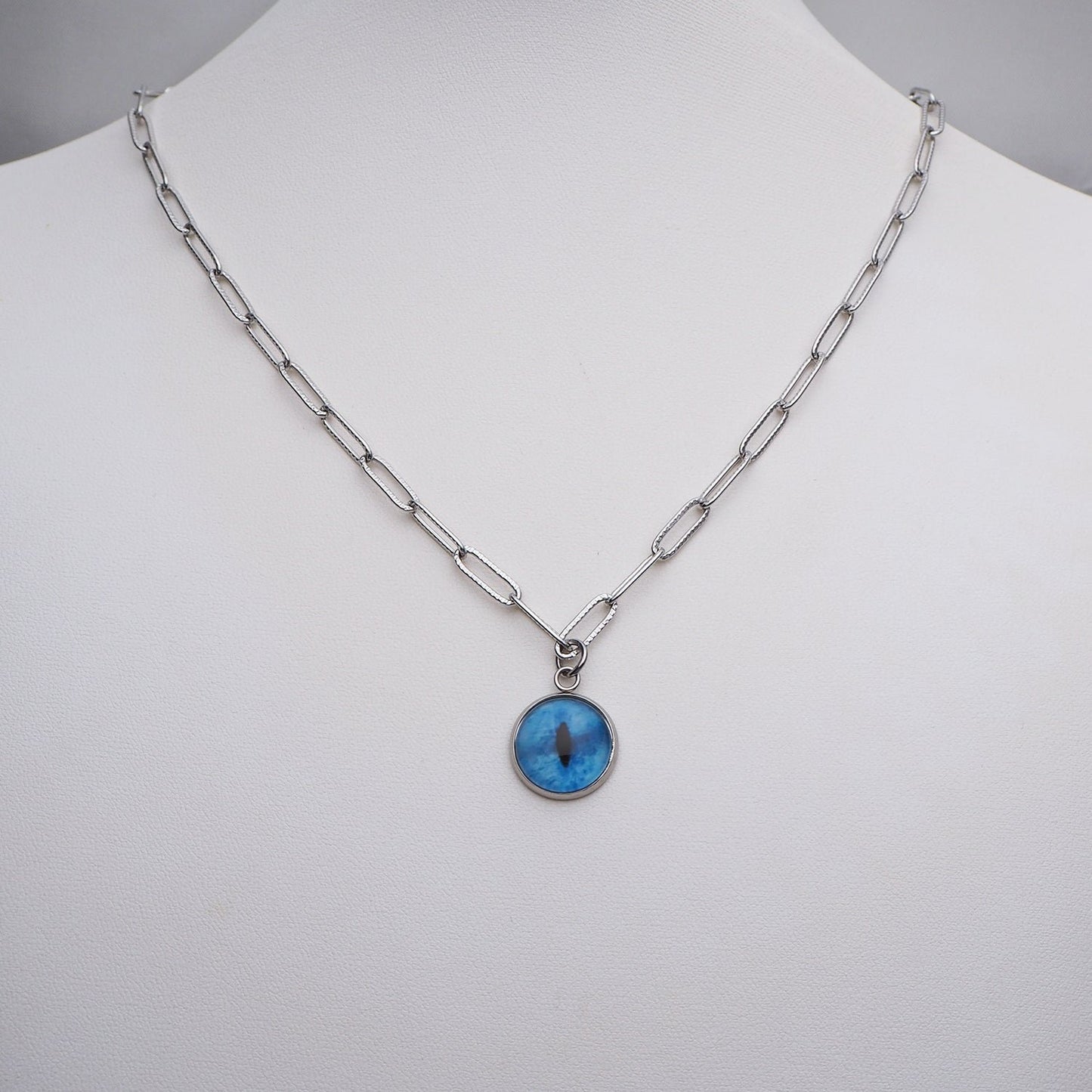 Custom Pet Eye Necklace