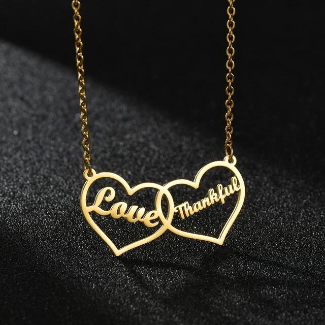 Personalized Custom Names Pendant Necklace