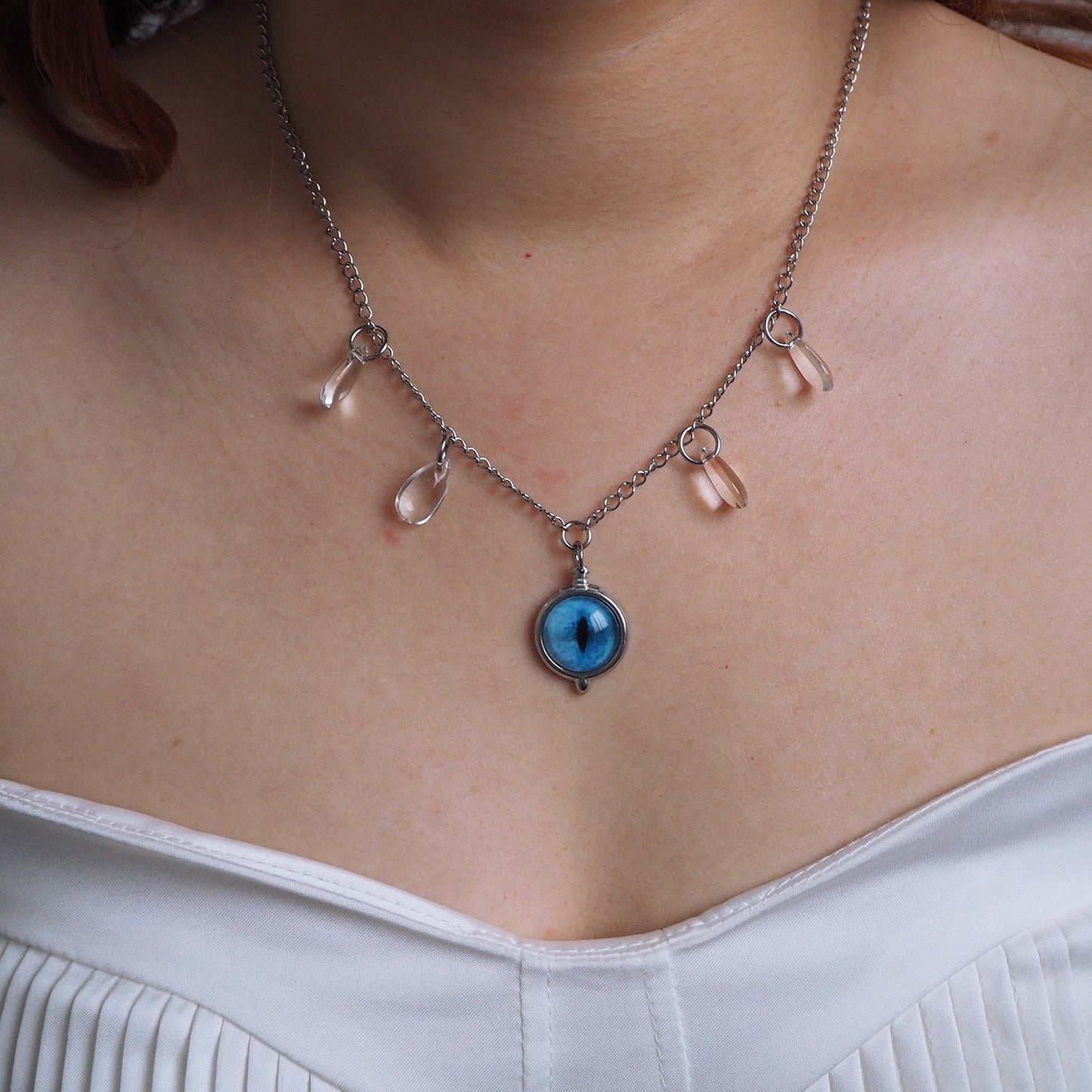 Custom Pet Eye Necklace