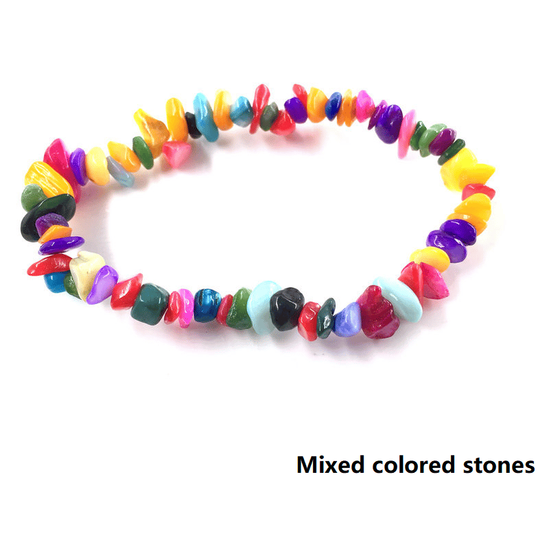 ✨Natural Crystals Stretchy Chip Bracelets,Bracelet For Women,Healing Crystals Chip Bracelet,For Gift Crystals Bracelets