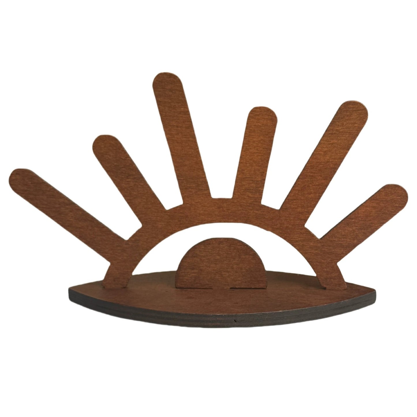 Wooden Ring Holder, Evil Eye Ring Display Wood Ring Stand