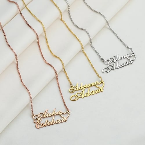 Personalized Custom Names Pendant Necklace