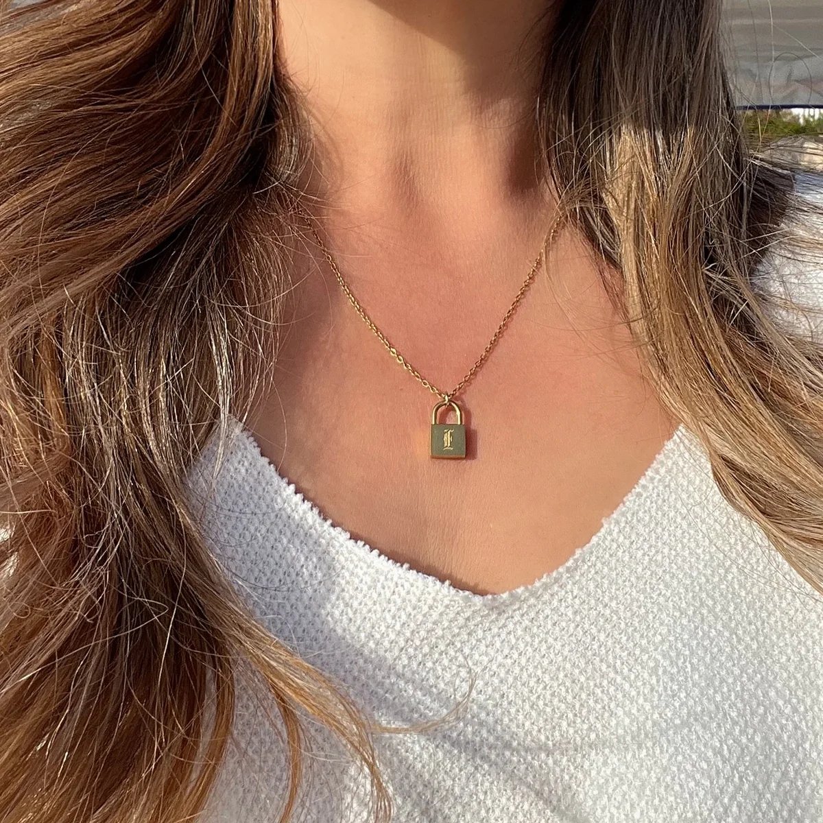 Concentric Lock Necklace