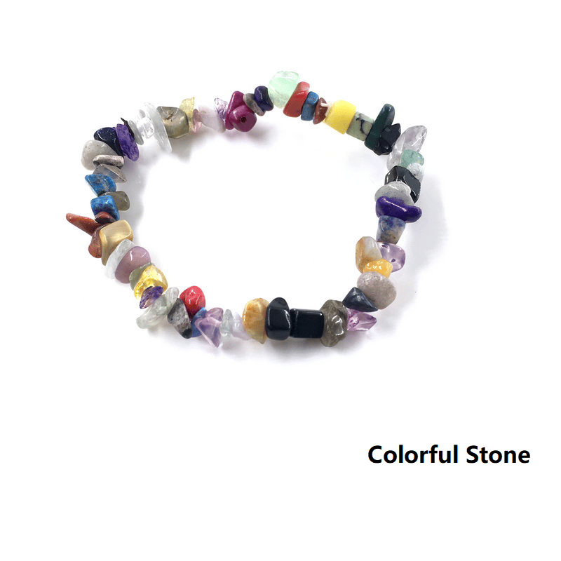✨Natural Crystals Stretchy Chip Bracelets,Bracelet For Women,Healing Crystals Chip Bracelet,For Gift Crystals Bracelets