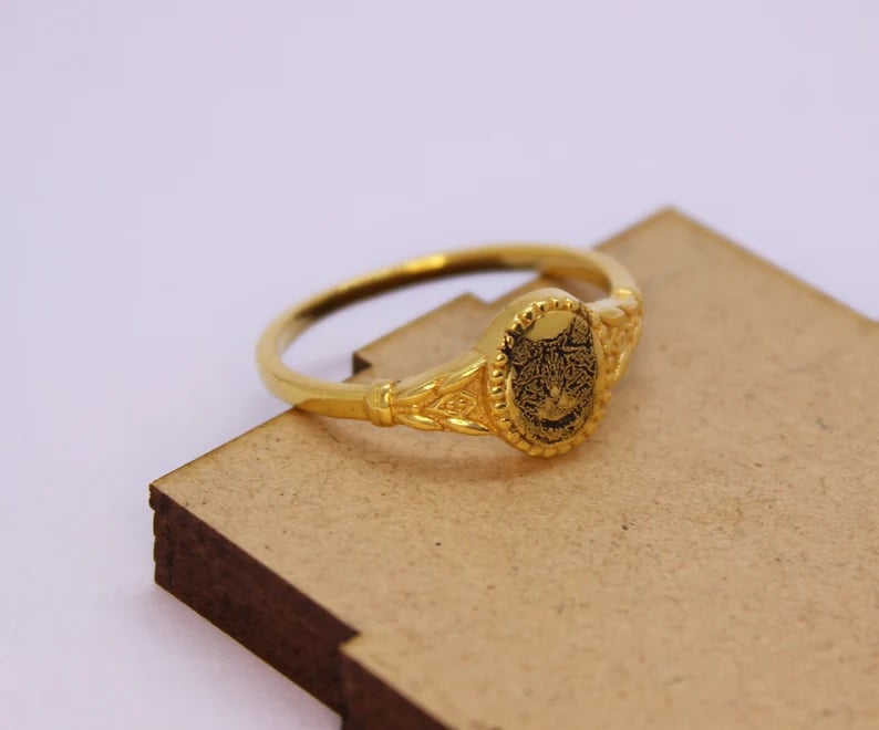 Pet Personalized Photo Ring