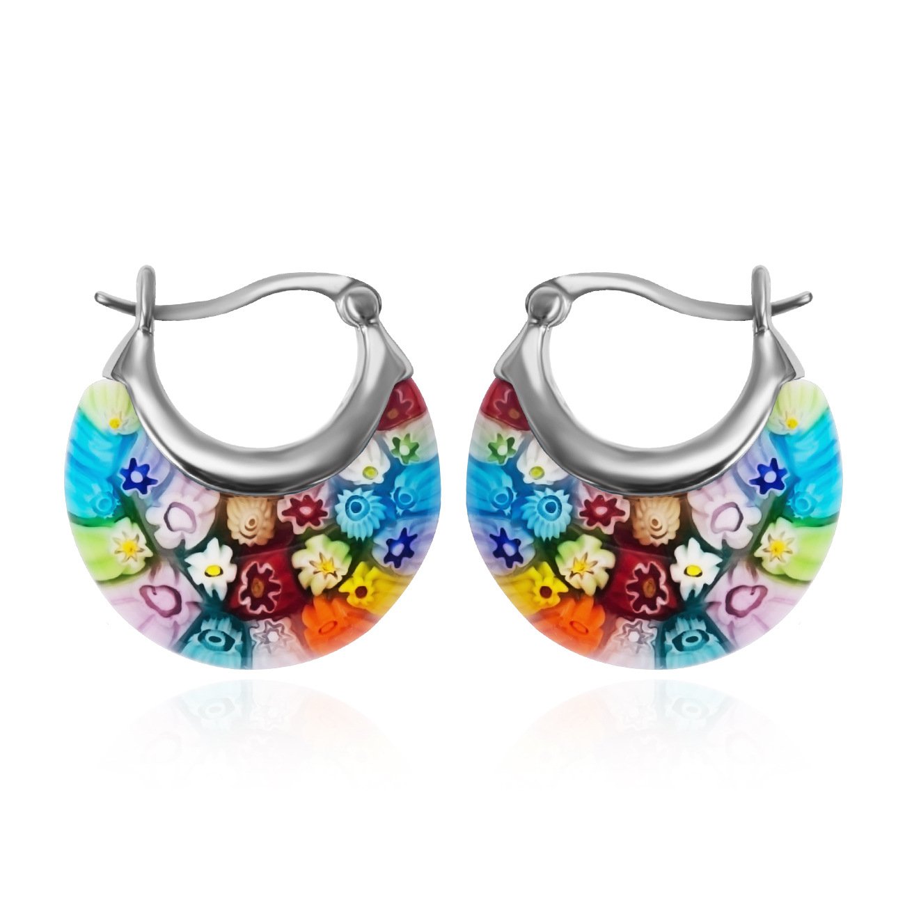 Murano Style Earrings