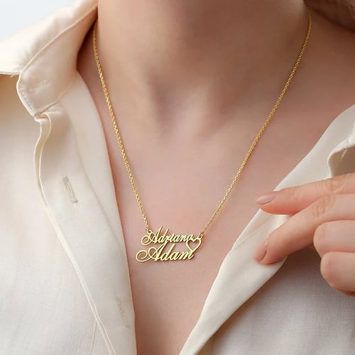 Personalized Custom Names Pendant Necklace